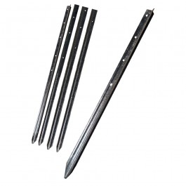Black Steel Star Pickets | Fencing Posts 450–2400mm