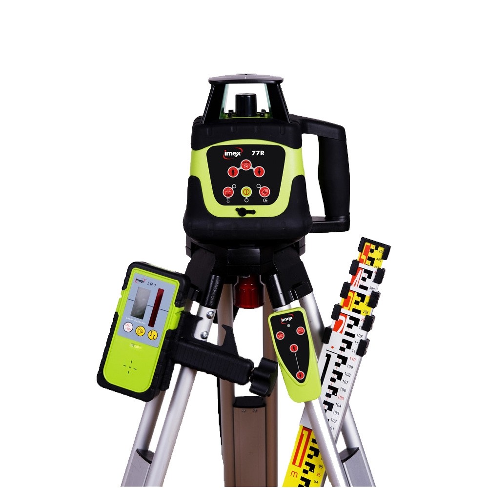 IMEX 77R LASER INC TRIPOD & STAFF