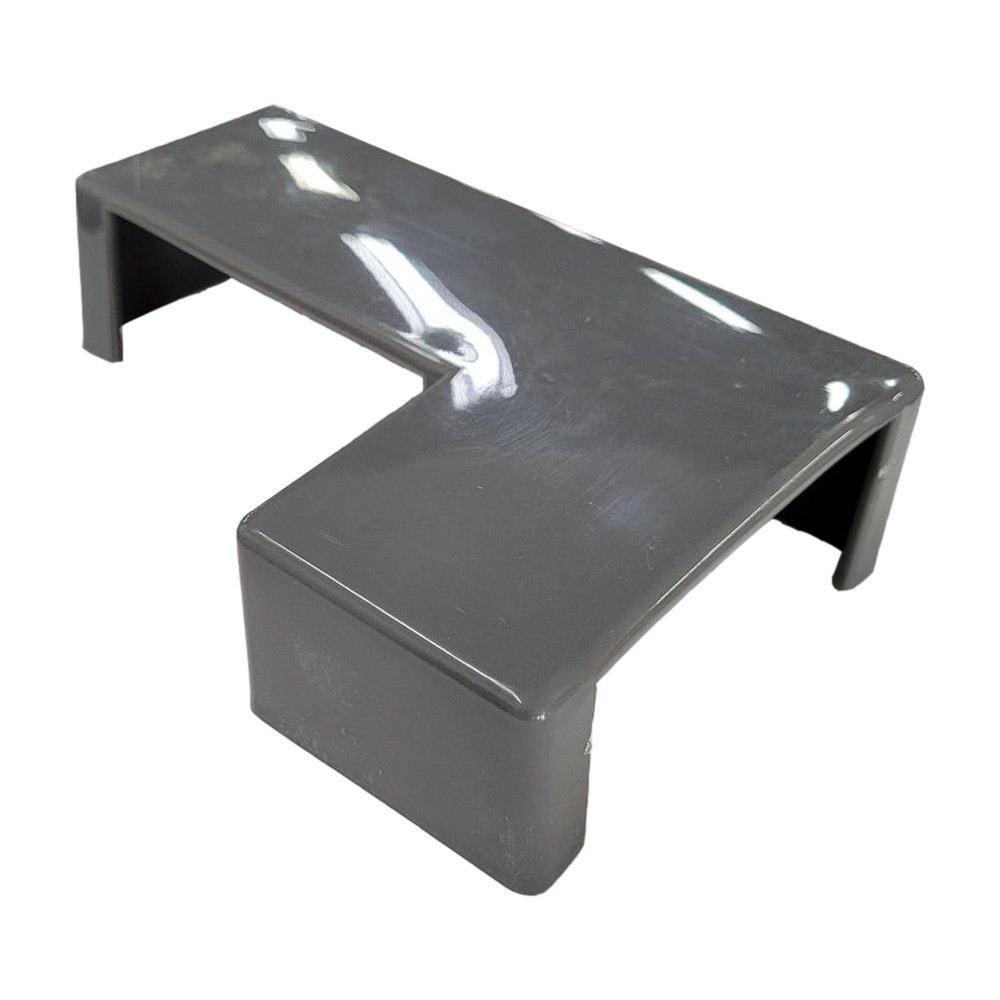 Post Corner Cap 100mm 90° Left | Galvanised Retaining Wall Corner Cap