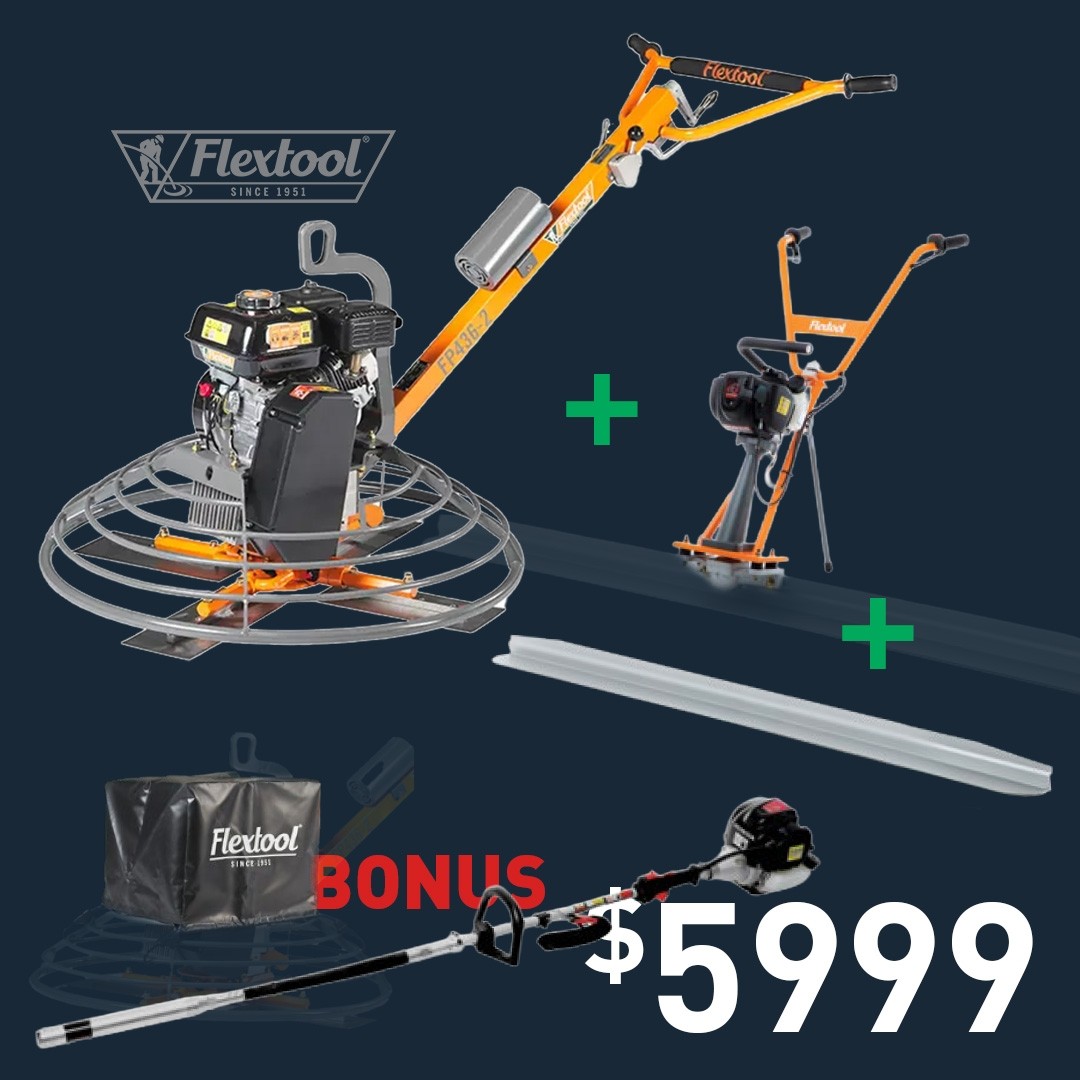 EOFY FLEXTOOL POWER FINISHING & SCREEDING KIT