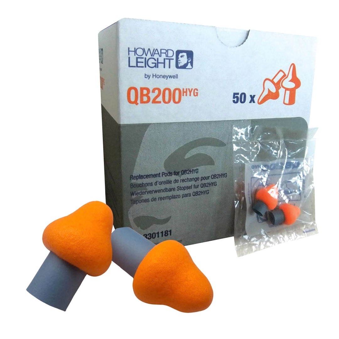 HOWARD LEIGHT QB200 REPLACEMENT PODS - EARPLUG PODS