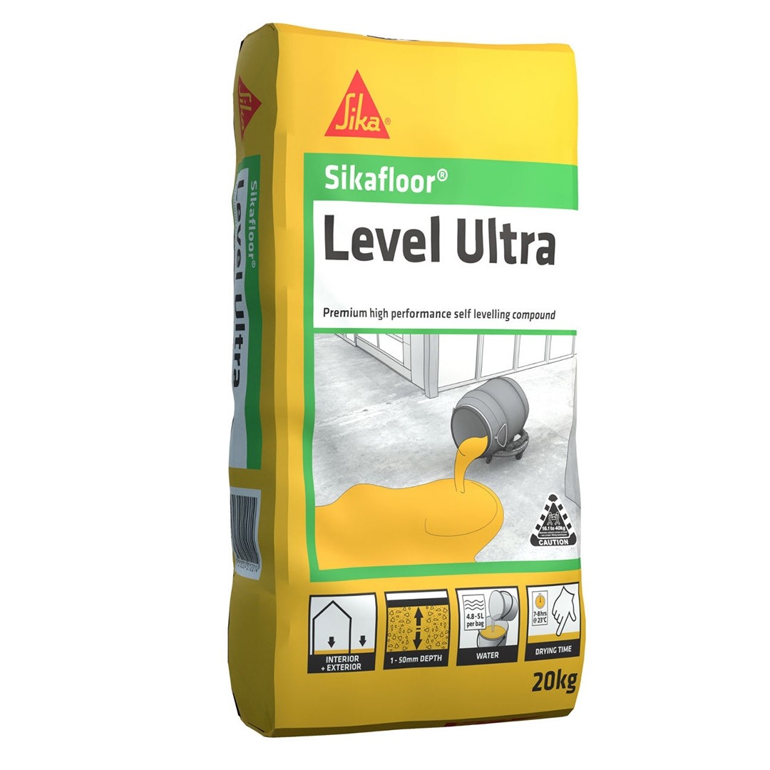 SIKA SIKAFLOOR LEVEL ULTRA - 20KG BAG | HIGH-FLOW SELF-LEVELLING UNDERLAYMENT