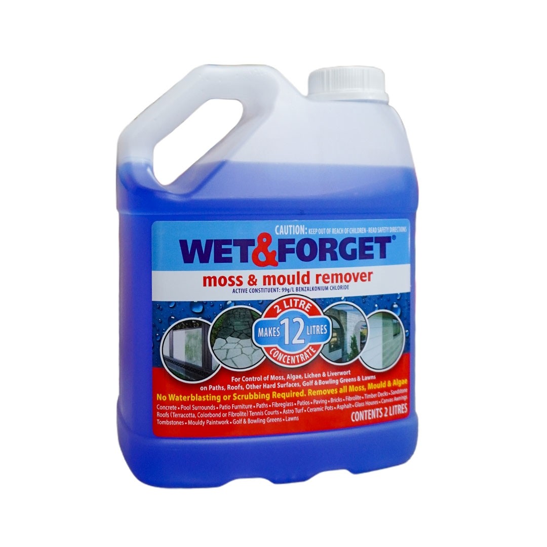 WET & FORGET CONCENTRATE - EXTERIOR MOSS & MOULD REMOVER - 2L