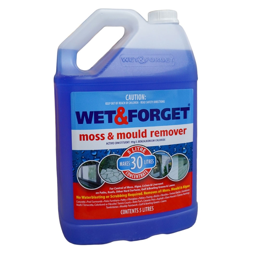 Wet & Forget 5L  | Outdoor Moss, Mould & Algae Remover