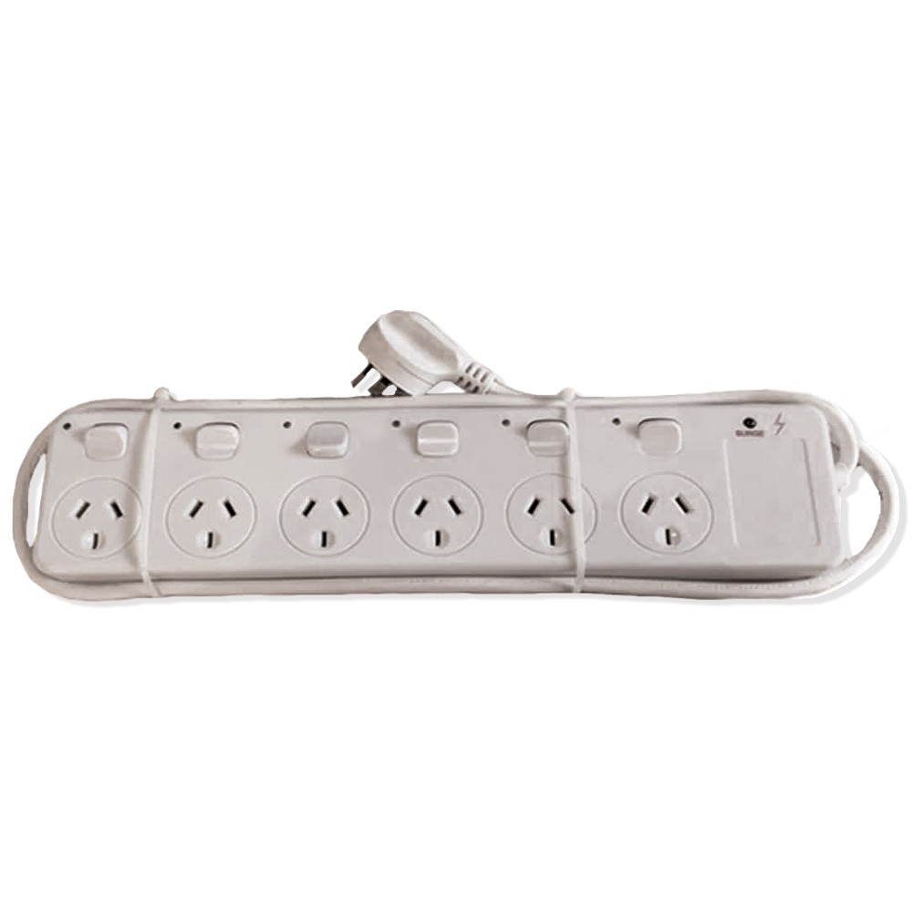 POWER BOARDS 6 OUTLET SWITCHED