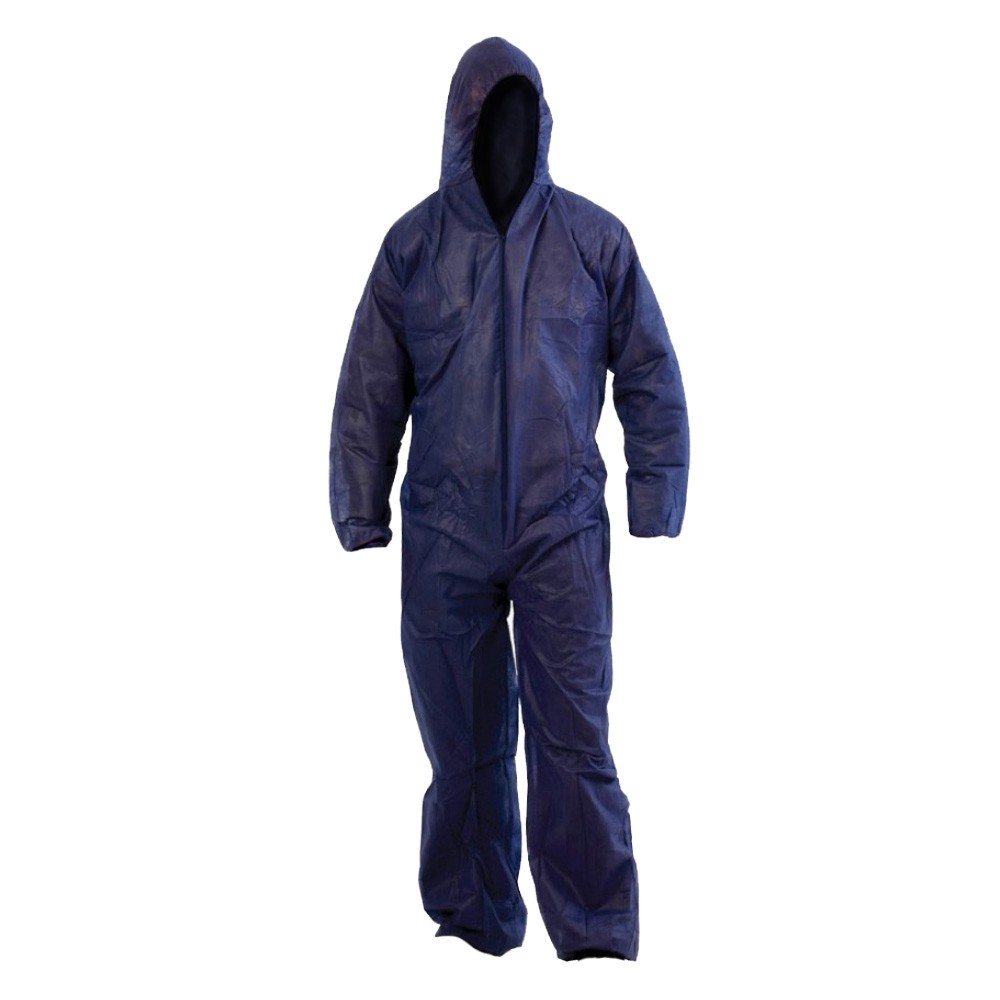 COVERALLS NAVYBLUE POLY PROP  LARGE