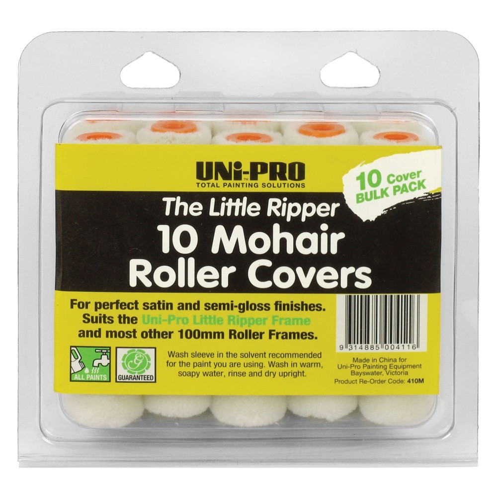 MOHAIR 100MM ROLLER COVER 10PK