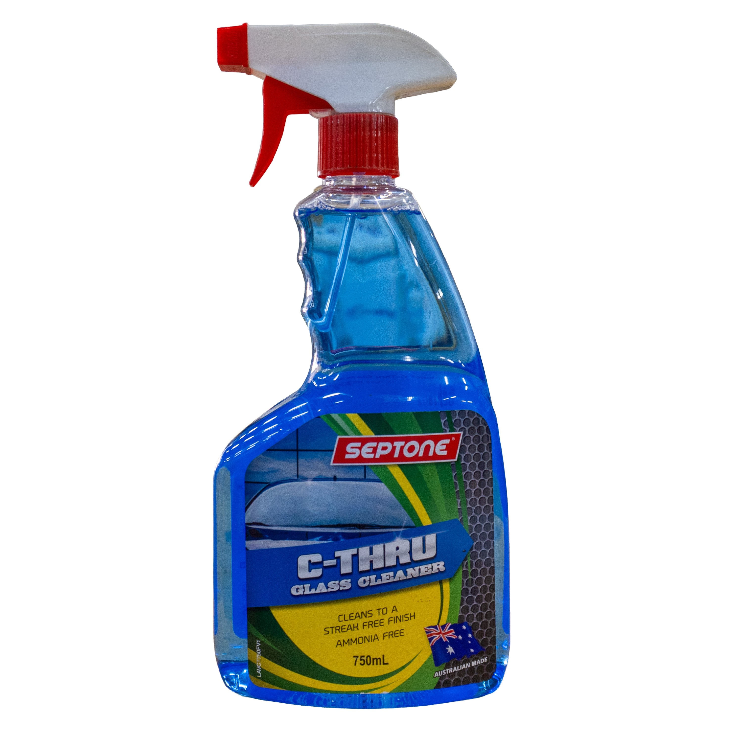 SEPTONE C-THRU GLASS CLEANER 750ML TRIGGER SPRAY