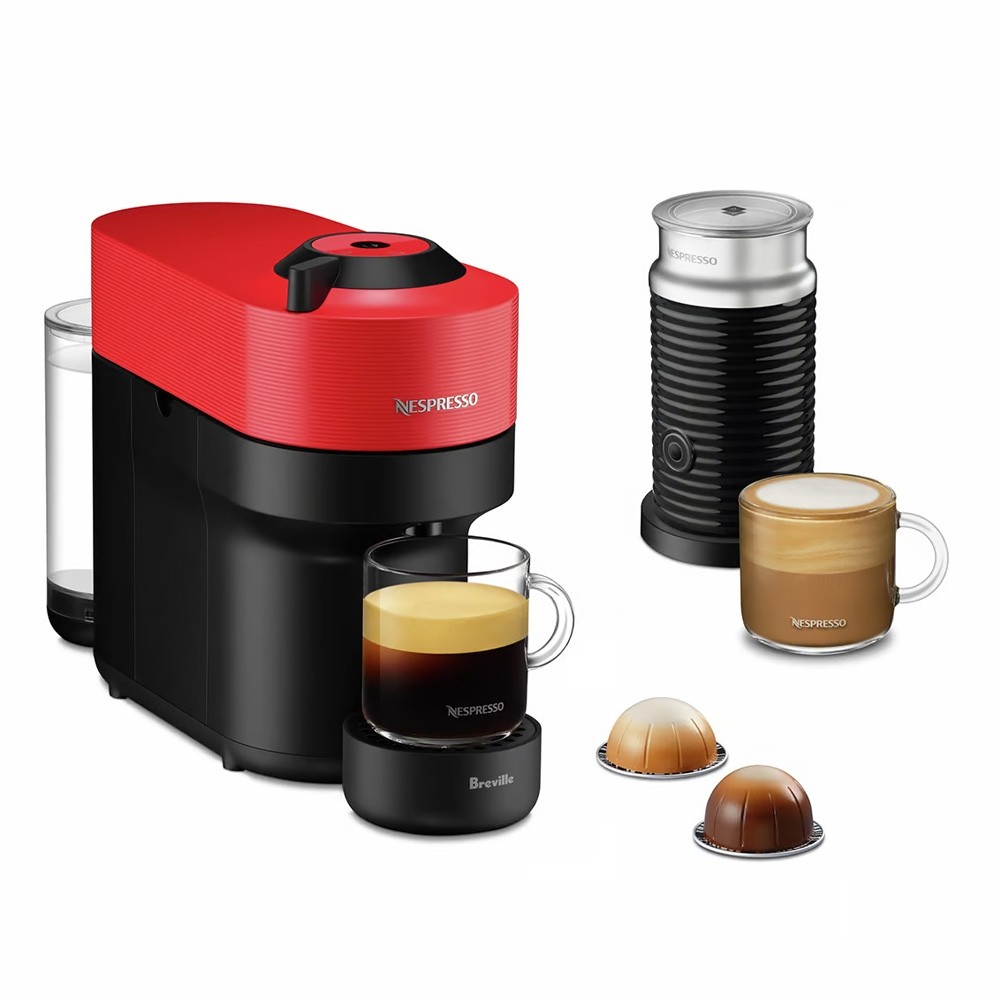BREVILLE NESPRESSO VERTUO POP BUNDLE WITH BONUS CUP