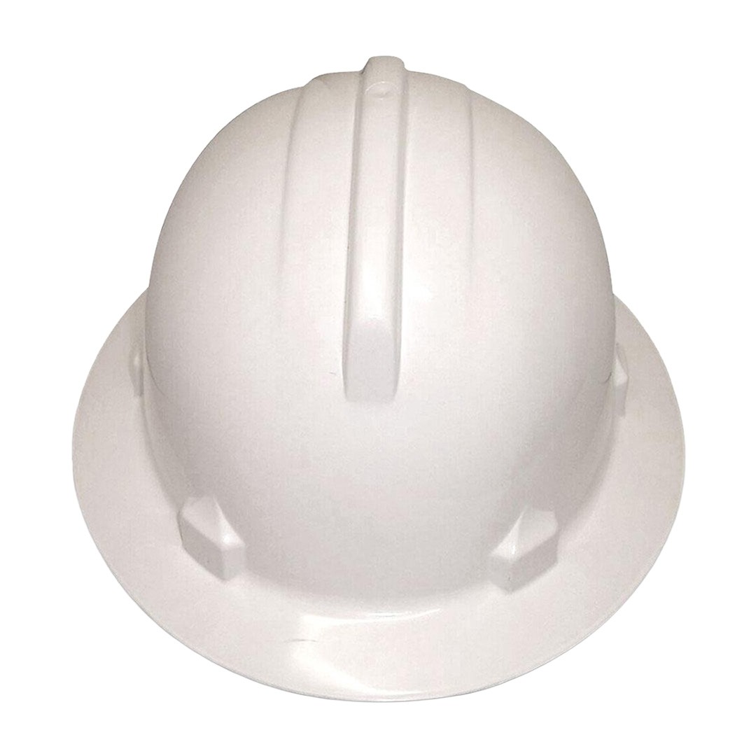 3M WIDE BRIM SAFETY HELMET WHITE