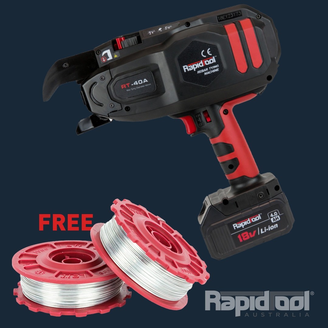 EOFY RAPIDTOOL CORDLESS TIE MACHINE BONUS PACK