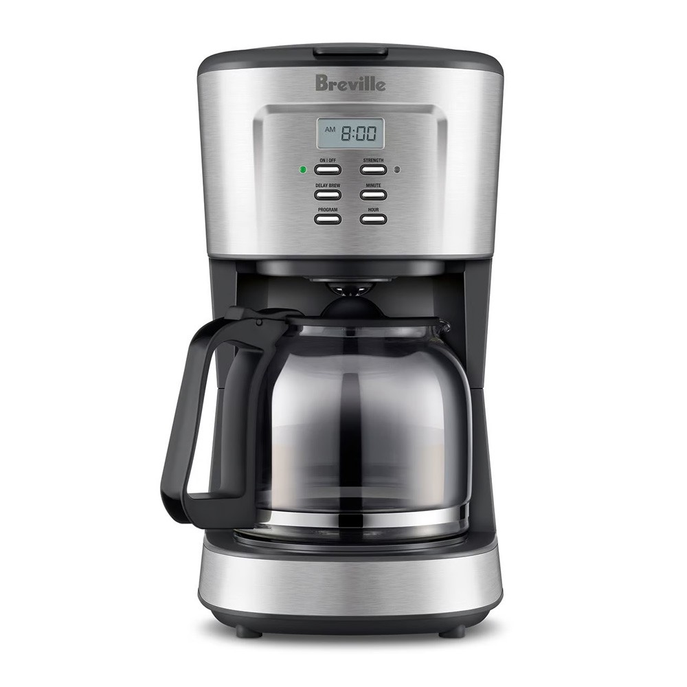 BREVILLE THE AROMA STYLE DRIP COFFEE MACHINE - BRUSHED STAINLESS STEEL