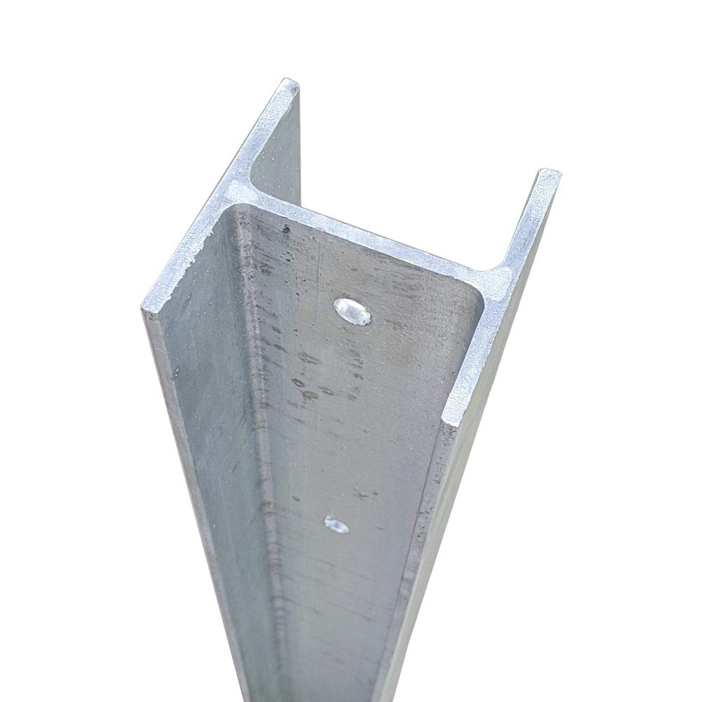 RETAINING WALL GALVANISED STEEL H POST 100MM × 2000MM 30KG