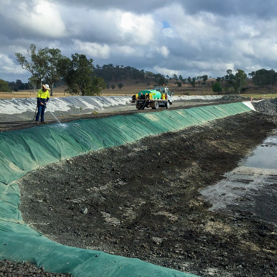 Concrete Mat Application