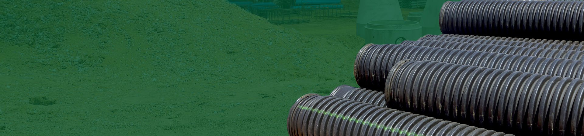 Comparison of concrete PVC and HDPE stormwater pipes on construction site